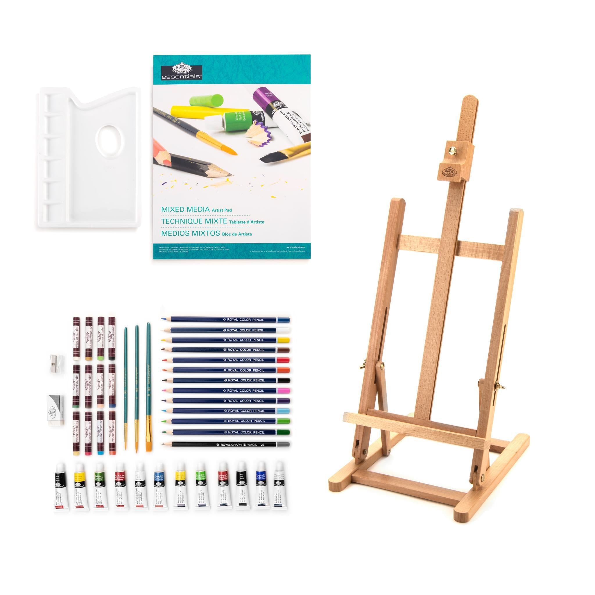Royal Langnickel Royal-Art Flat Brush Set - Maxa Enterprises Easel
