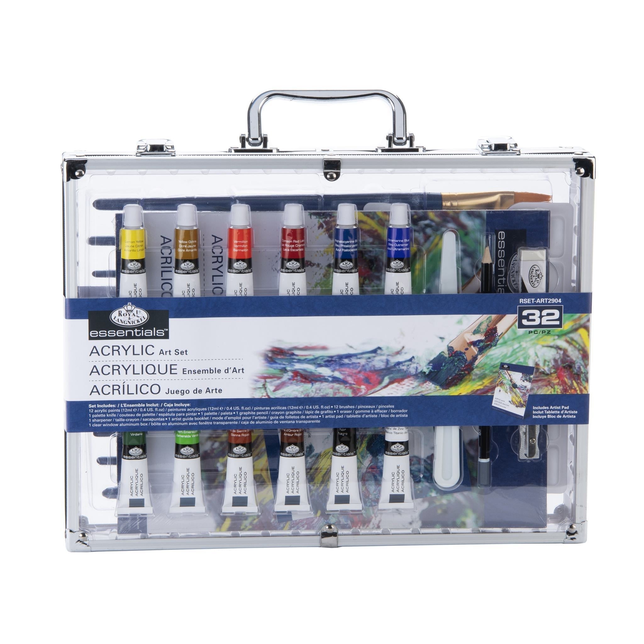 RSET-ART2904 | Acrylic Art Set - 32pc – Royal Brush Mfg (UK) Ltd