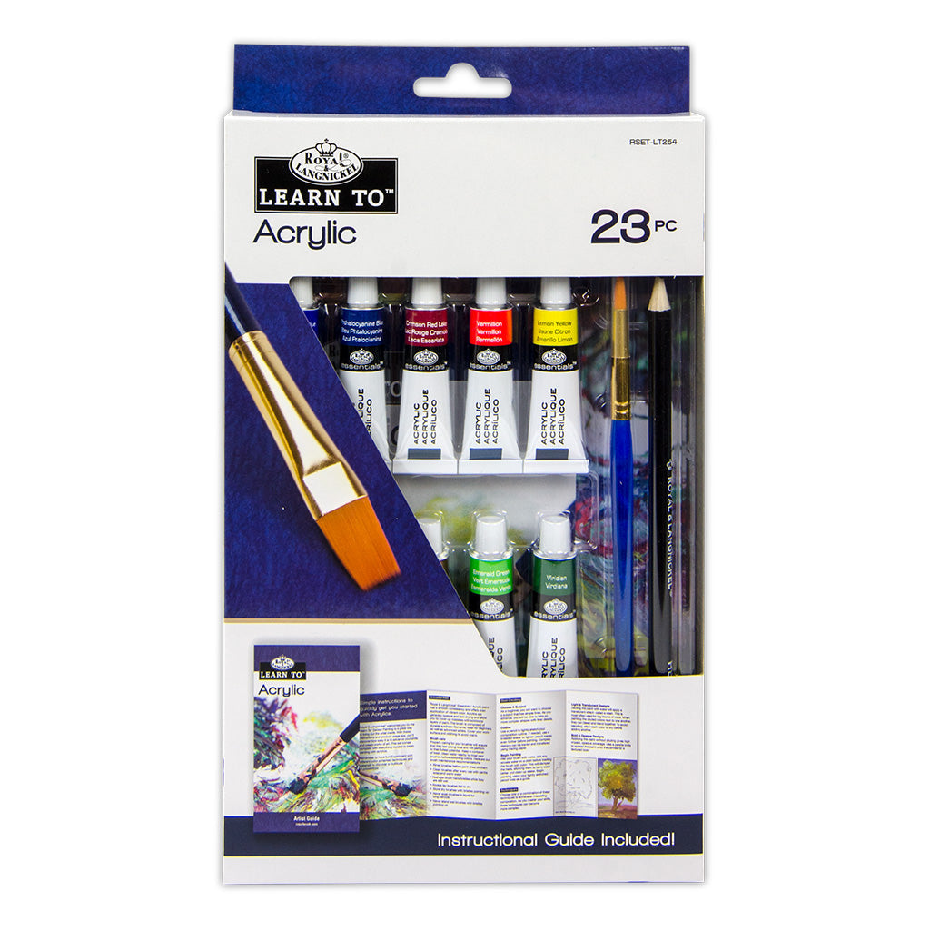 RSET-LT254 | Learn To™ 23pc Acrylic Art Set – Royal Brush Mfg (UK) Ltd